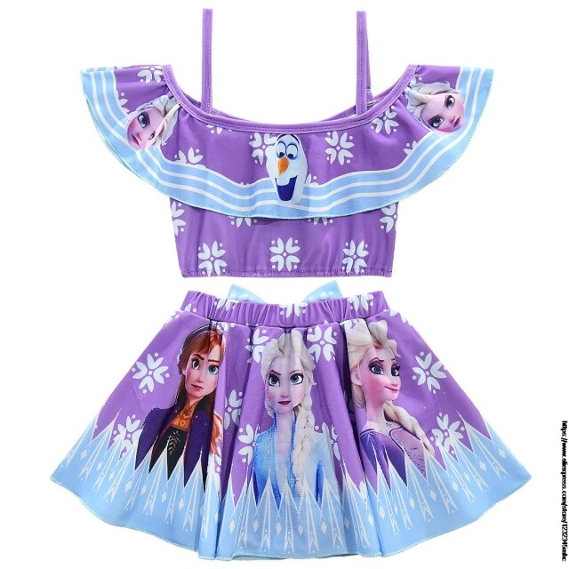 Plavky se sukní Frozen