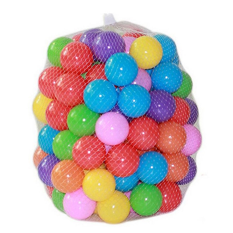 100 ks barevných míčků