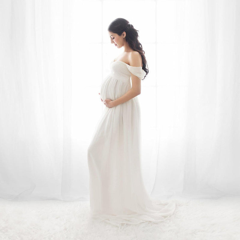 Šifonové těhotenské šaty