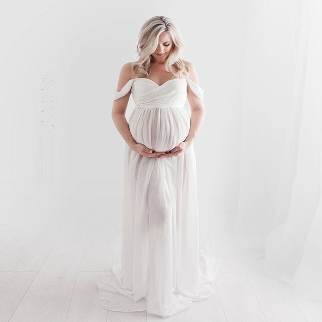 Šifonové těhotenské šaty (Výprodej)