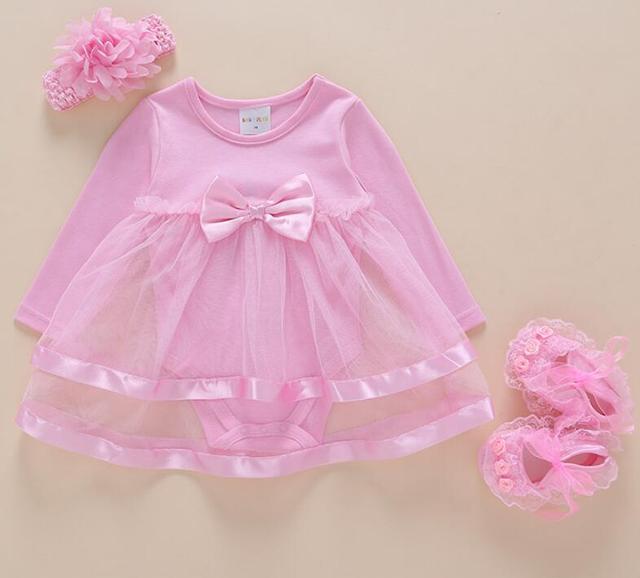 Novorozenecké dívčí šaty (Výprodej)