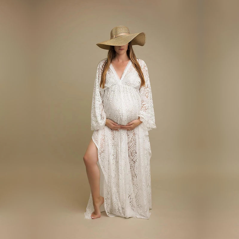 Boho šaty pro těhotné ženy