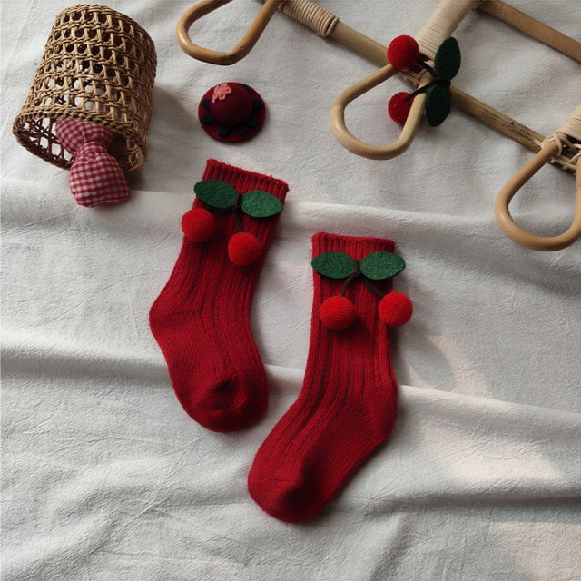 Vánoční ponožky s mašličkou (Výprodej)