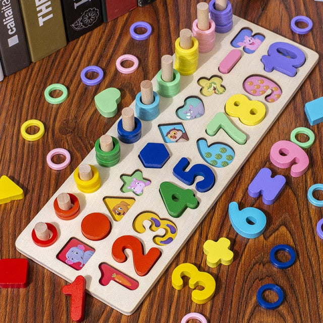 Montessori dřevěná vzdělávací hračka