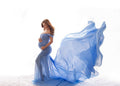 Dlouhé těhotenské šaty