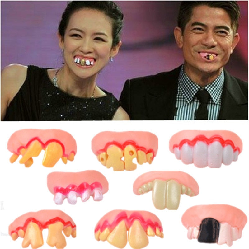 8 ks umělých zubů